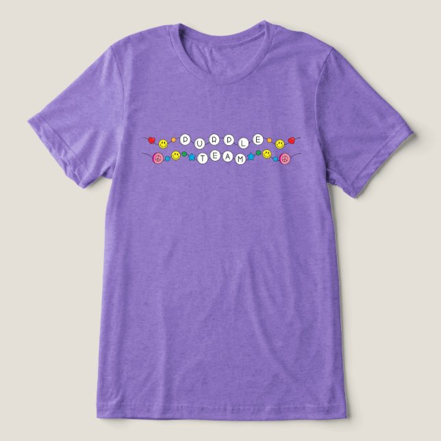 Camisa da Equipe Puro da Guerra de Cores (Design frontal)