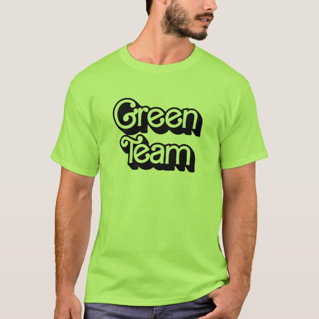 Camisa da Equipe Verde de Guerra Coriosa (Frente)