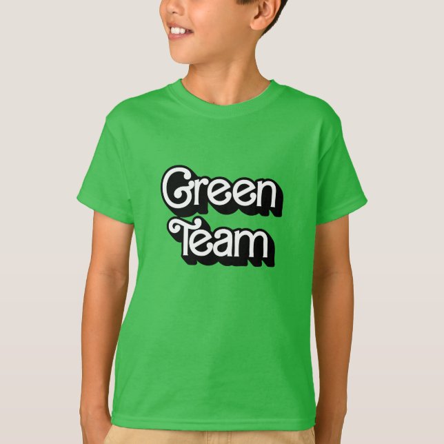 Camisa da Equipe Verde de Guerra Coriosa (Frente)