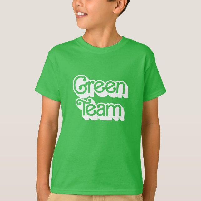 Camisa da Equipe Verde de Guerra Coriosa (Frente)