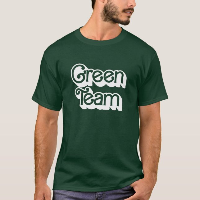 Camisa da Equipe Verde de Guerra Coriosa (Frente)
