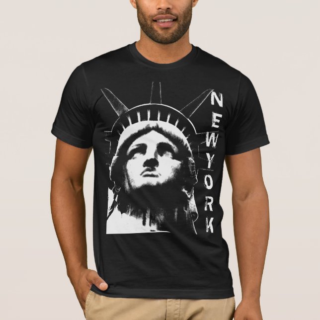 Camisa da estátua da liberdade da camisa da (Frente)