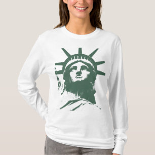 Camisa da estátua da liberdade da camisa da New