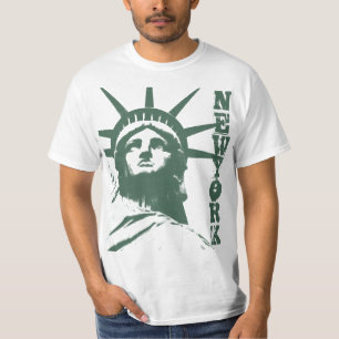 Camisa da estátua da liberdade do t-shirt da