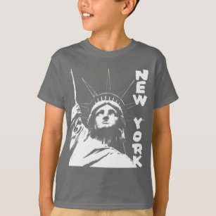 Camisa da estátua da liberdade NYC do t-shirt da