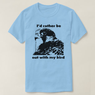 Camisa da falcoaria T do falcão de peregrino