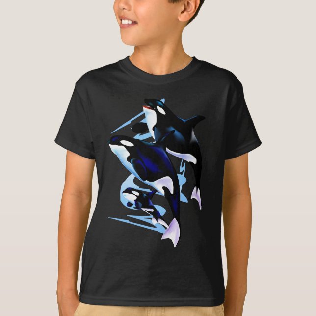 Camisa da família da orca (Frente)