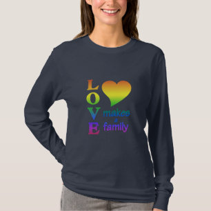Camisa da FAMÍLIA RAINBOW - escolha estilo e cor