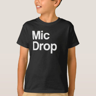 Camisa da família T da gota do Mic