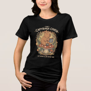 Camisa da Festa de Chá do Capivara Cogumelo Zen Wi
