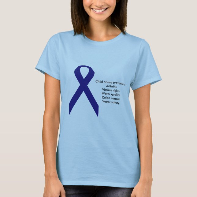 Camisa da fita azul (Frente)