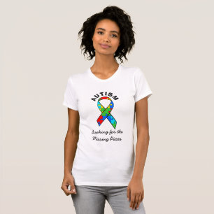 Camisa da Fita das Peças Faltando da Conscientizaç