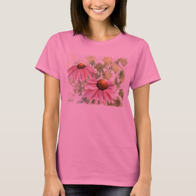 Camisa da flor do cone (Frente)