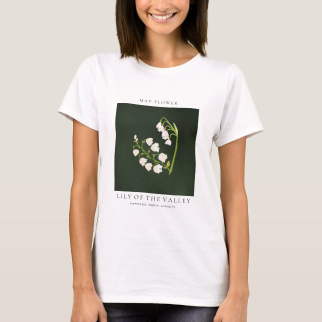 Camisa da Flor do Mês de Nascimento de Maio (Frente)