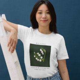 Camisa da Flor do Mês de Nascimento de Maio
