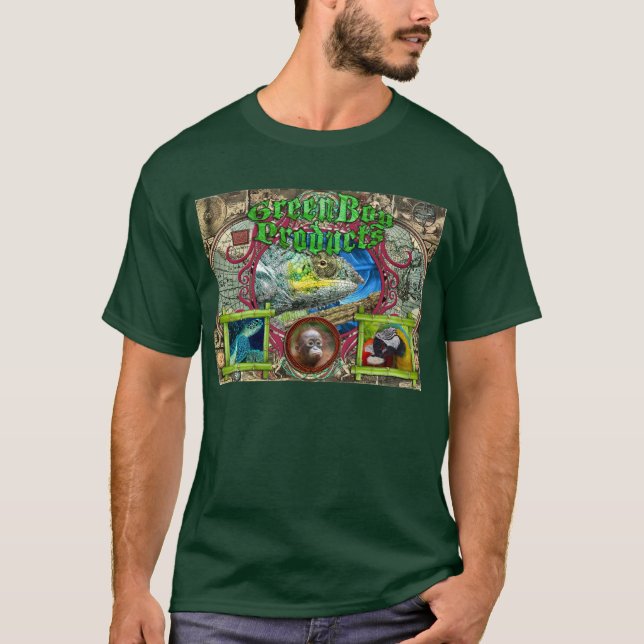 Camisa da floresta húmida T - conservação animal (Frente)