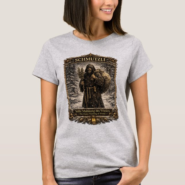 Camisa da Folclore Suíço Schmutzli – Aviso Silenci (Frente)