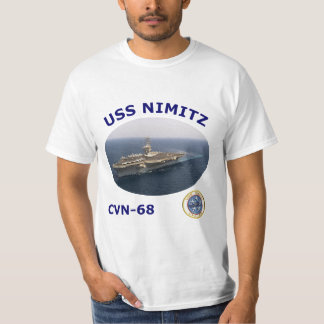 Camisa da foto T de CVN 68 USS Nimitz