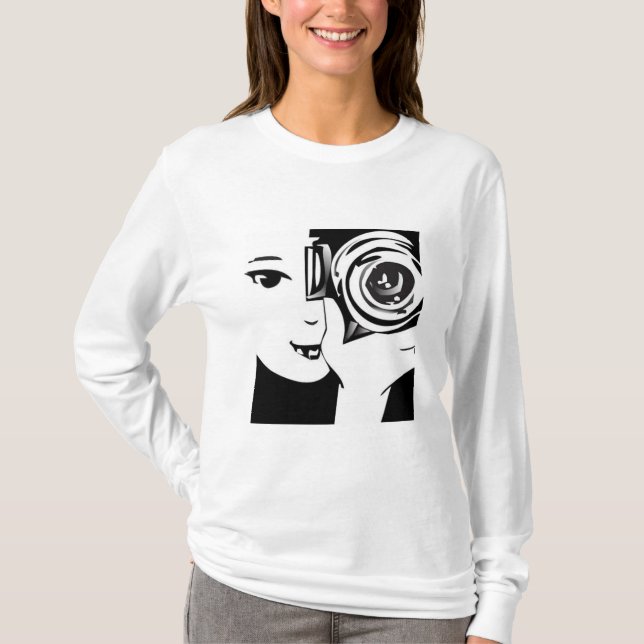 Camisa da fotografia T (Frente)