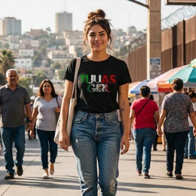 Camisa da Garota Tijuas (Tijuas Girl tshirt-Tijuana tshirt)