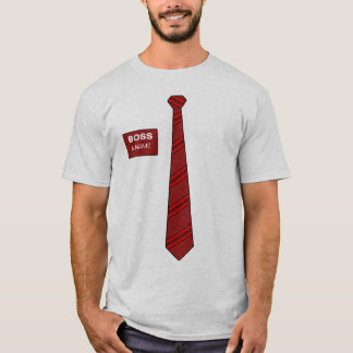 Camisa da gravata do chefe