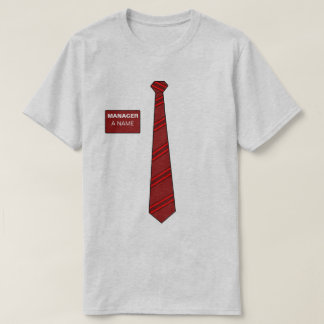 Camisa da gravata do gerente