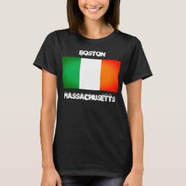 Camisa da Herança Irlandesa de Boston MA – Bandeir