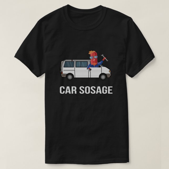 camisa da idade t4 t do carro SOS (Frente do Design)
