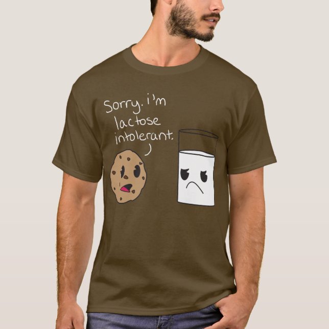 Camisa da intolerância à lactose (Frente)