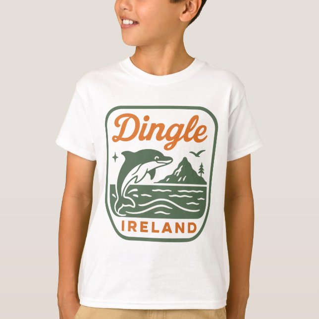 CAMISA DA IRLANDA DO DINGLE PARA CRIANÇAS (Frente)