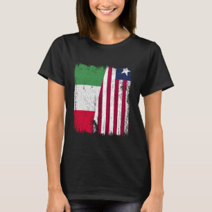 Camisa da Itália Libéria Meia Bandeira Italiana Li
