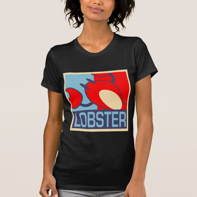 Camisa da lagosta do pop art (Frente)