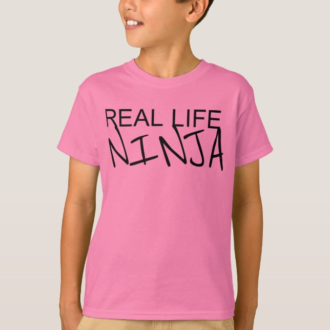 Camisa da laranja de Ninja da vida real dos (Frente)