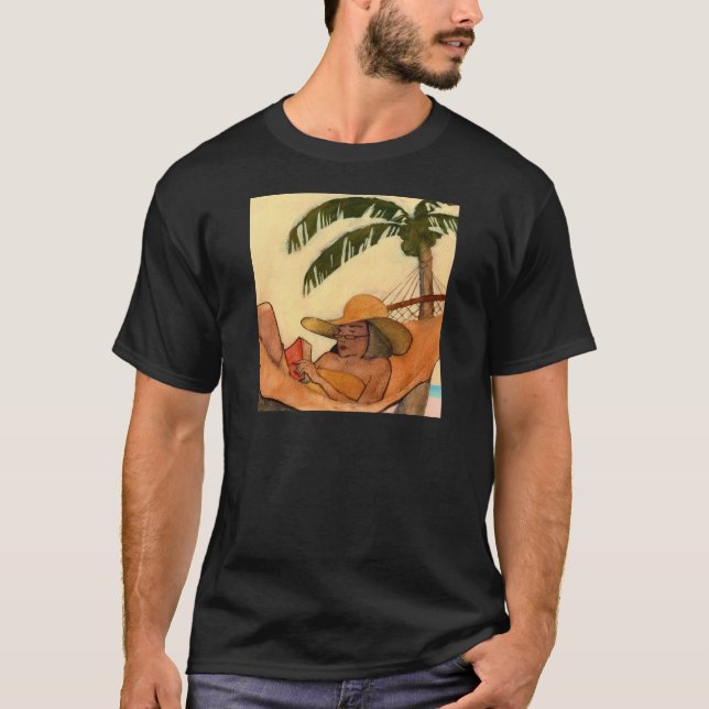 Camisa da leitura da praia (Frente)