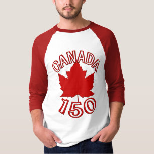 Camisa da lembrança da folha de bordo de Canadá 