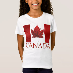 Camisa da lembrança do Canadá do miúdo do t-shi