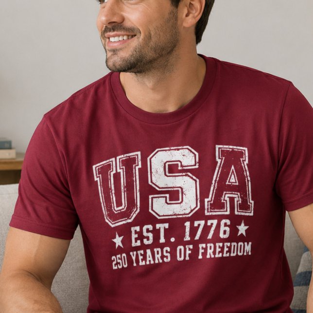 Camisa da Liberdade EUA Est 1776 (Criador carregado)