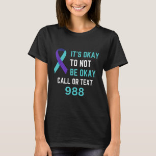 Camisa da Linha de Ajuda 988 Prevenção de Suicídio