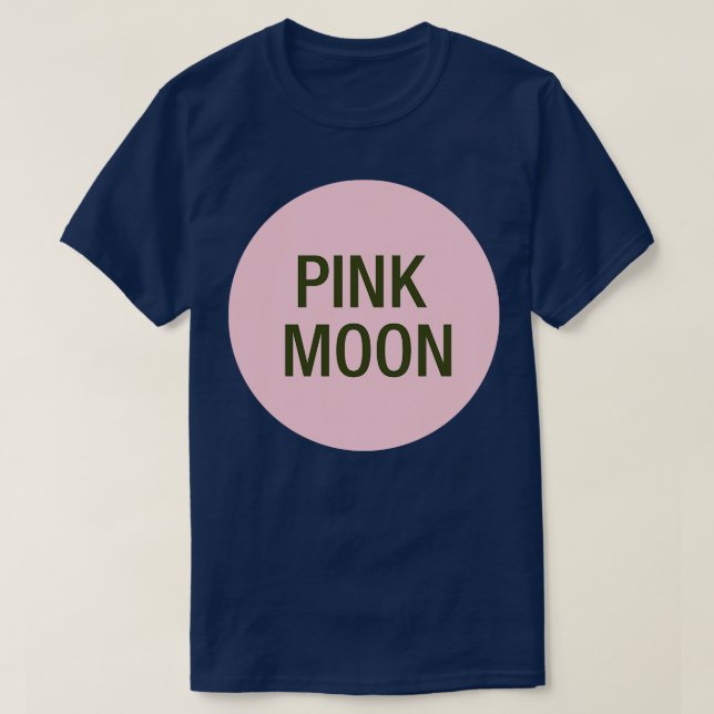 Camisa da Lua Rosa (Frente do Design)