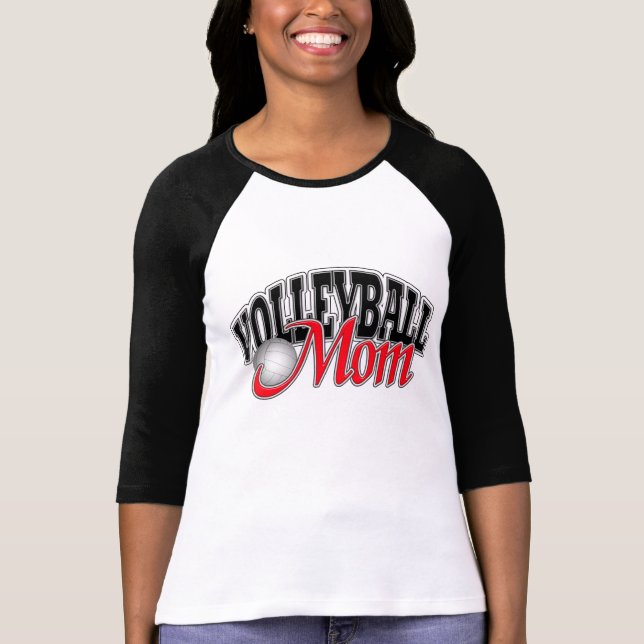Camisa da mãe de voleibol (Frente)
