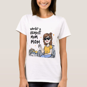 Camisa da Mãe Mais Okayest do Mundo