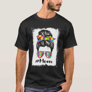 Camisa da Mamãe Autista com Topete Desgrenhado Con