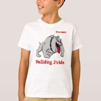 Camisa da mascote do buldogue