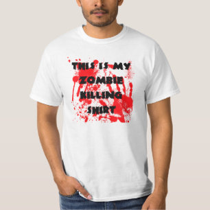 Camisa da matança do zombi