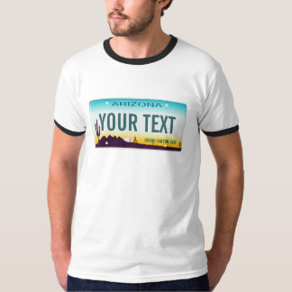 Camisa da matrícula da arizona