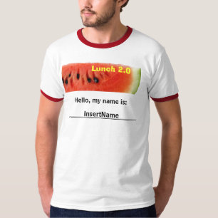 Camisa da melancia do almoço 2,0 usando Zazzle AP