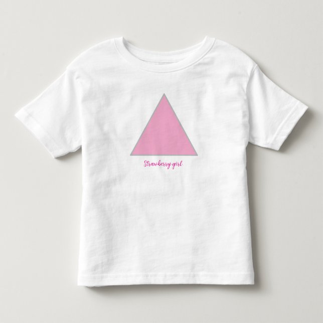 camisa da menina morango (Frente)