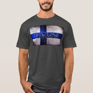 Camisa da mesa periódica de Finlandia