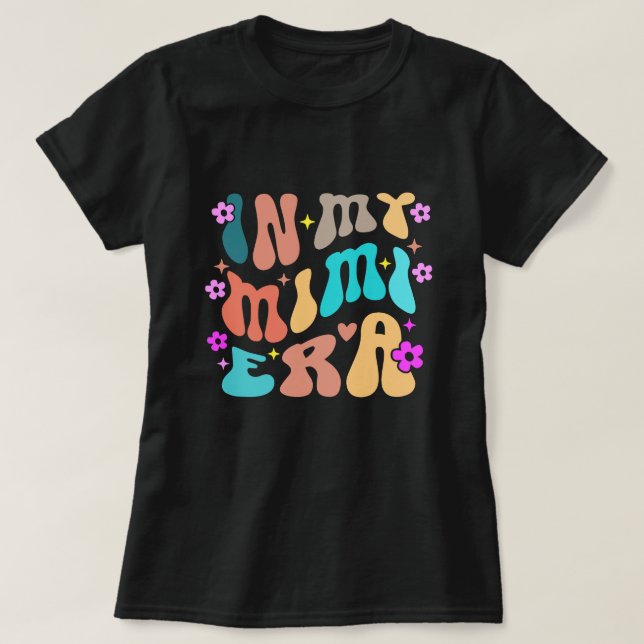 Camisa da Minha Era Mimi, Presente Retro Boho para (Frente do Design)
