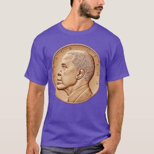 Camisa da Moeda da Medalha de Barack ObamaMês da H